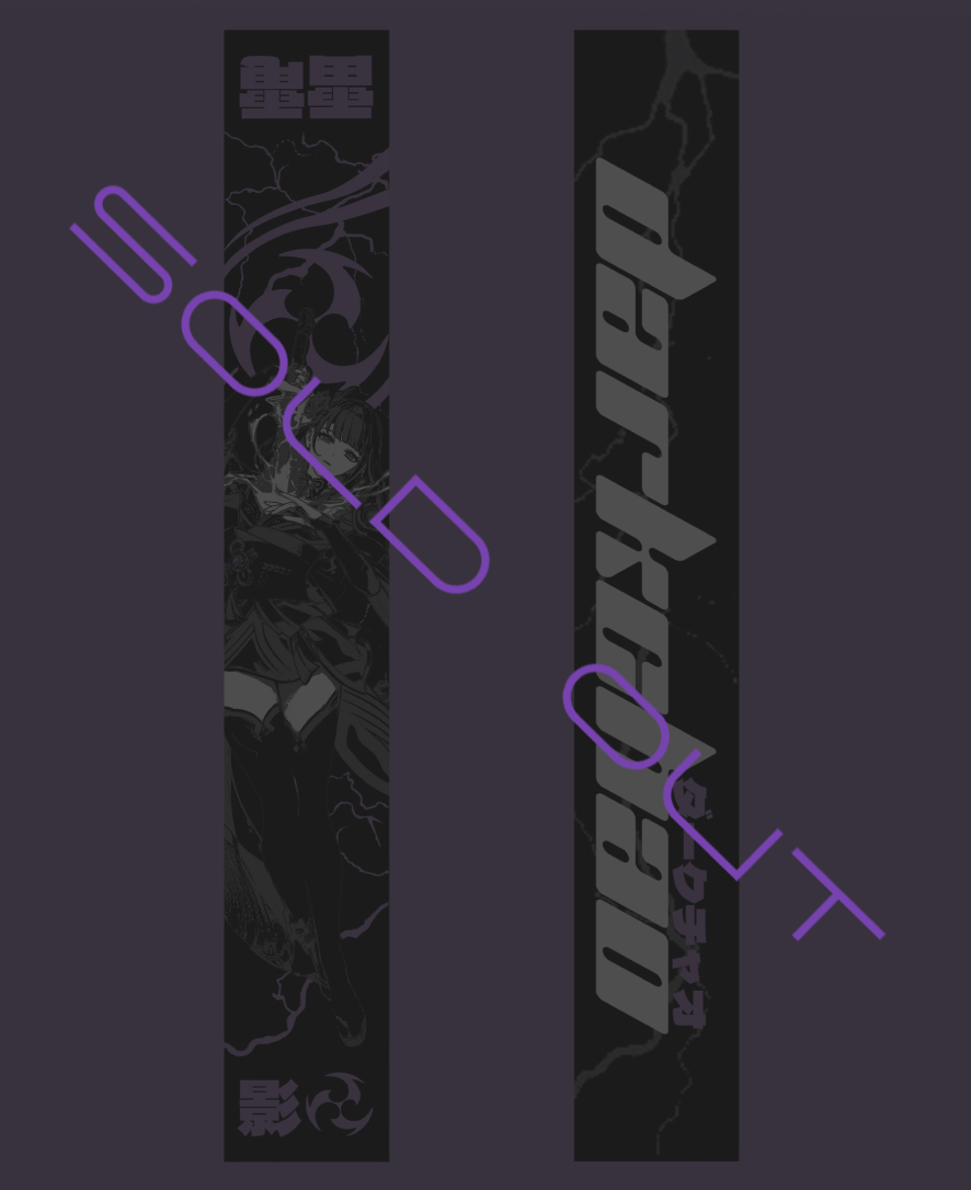 scarf with Raiden Shogun